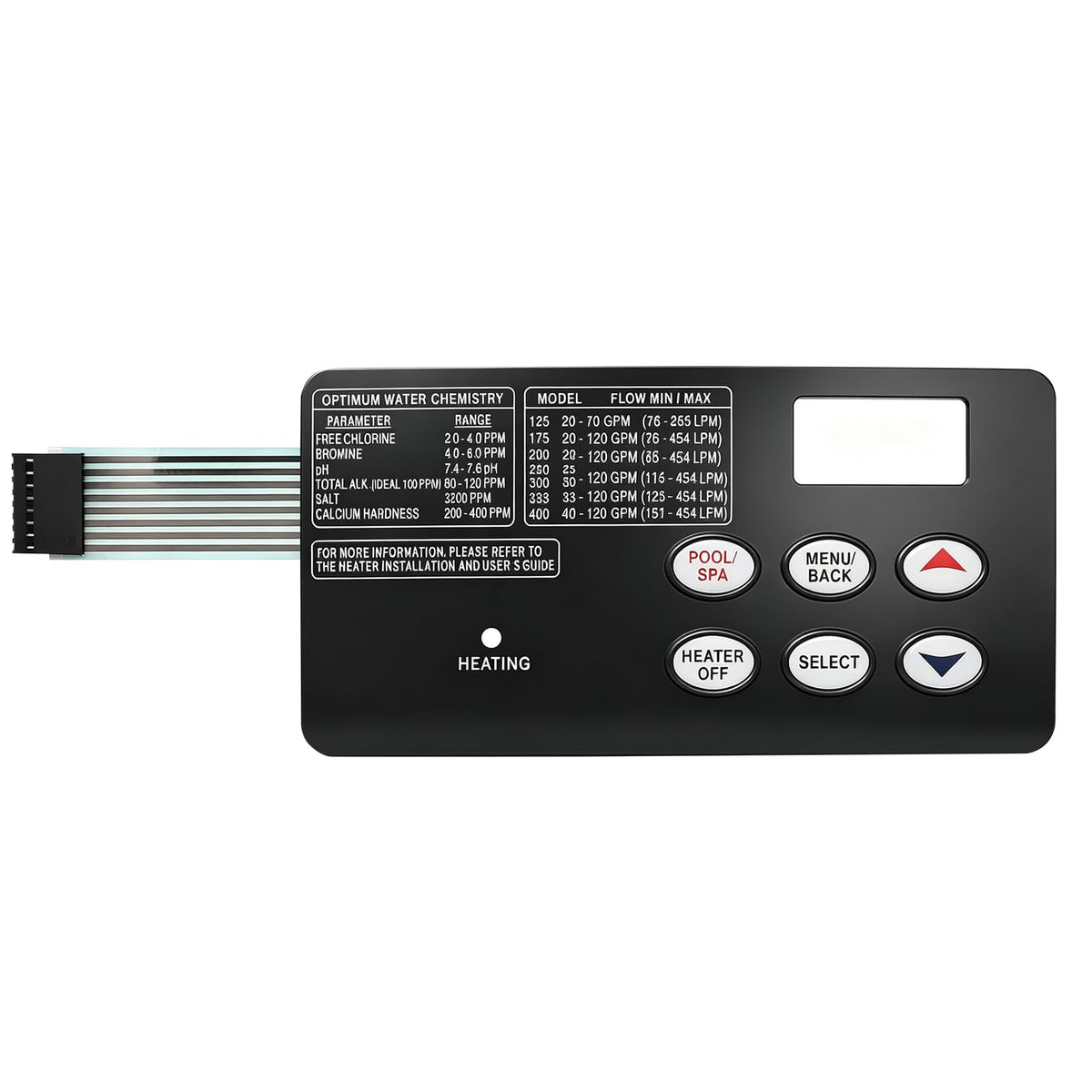 461106 476199 Switch Membrane Pad for Mastertemp And Sta-RiteMax-E-Therm Pool and SPA Heater Electrical System 主图