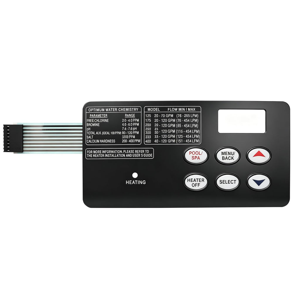 461106 476199 Switch Membrane Pad for Mastertemp And Sta-RiteMax-E-Therm Pool and SPA Heater Electrical System
