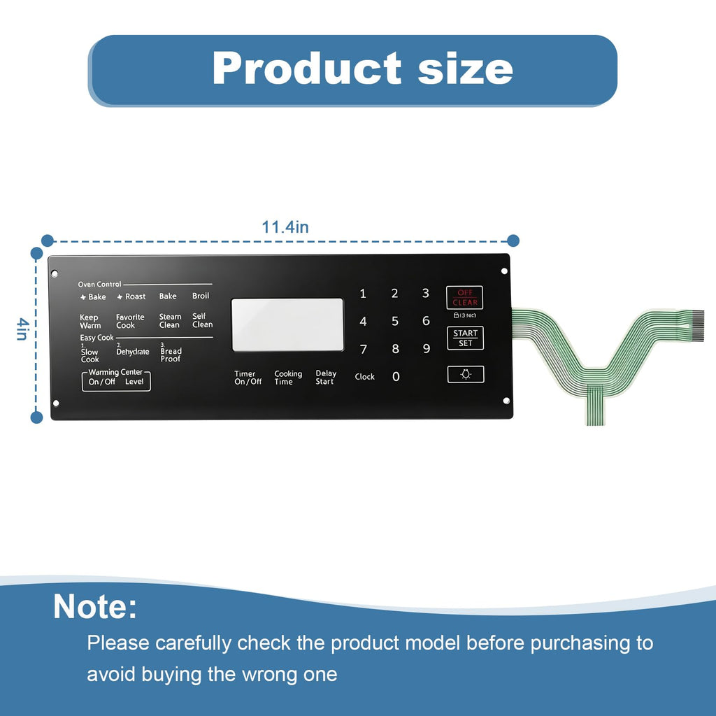 DG34-00030A Samsung Range Membrane Switch Touchpad