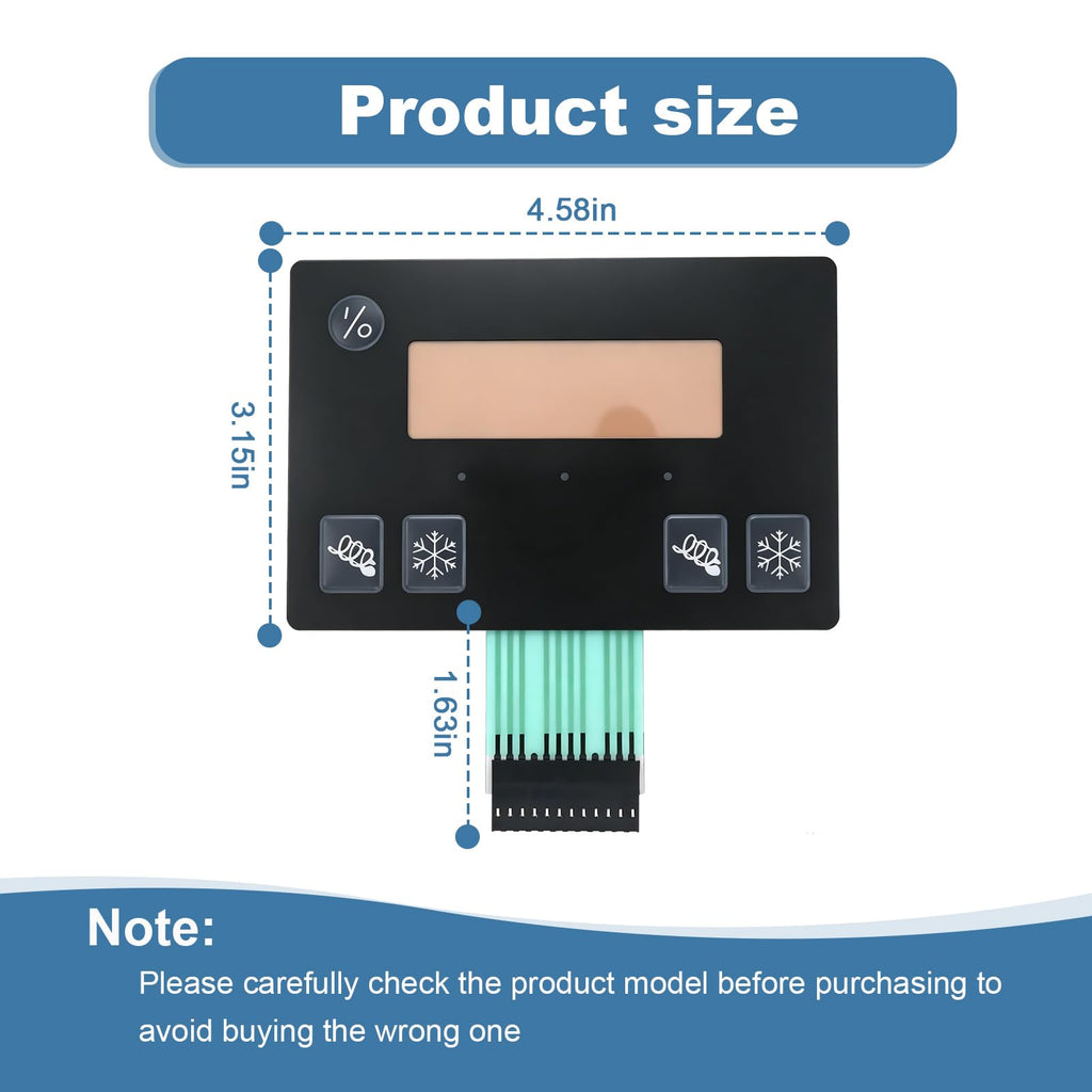32126.1004 Membrane Control Panel for Beverage FreezerULTRA-2A / Ultra-2
