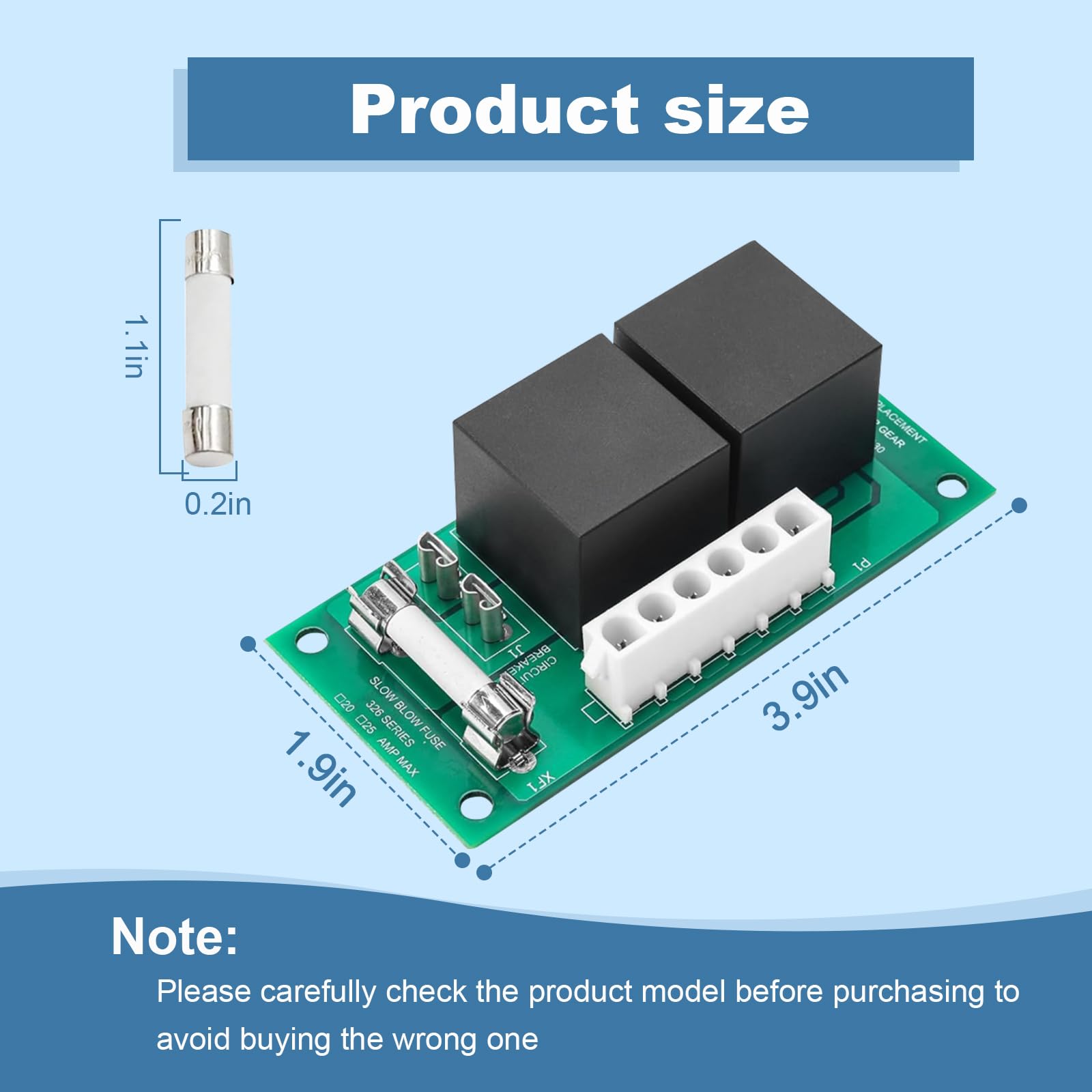 140-1130 RV Slide Relay Board,Power Gear Slide Out Relay Controller for RV Power Gear 14-1130, 14-1096, 246063, 368859, 135696 副图