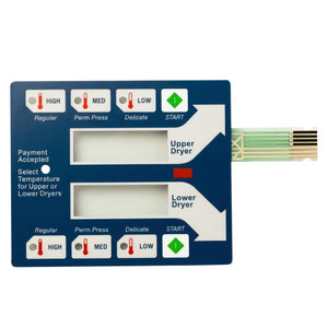 9801-059-006 Dryer Membrane Switch Keypad for Dexter Stack Dryer