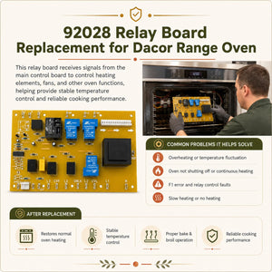 92028 rRelay Circuit Board for Dacor stoves DE81-09179A AP3851203