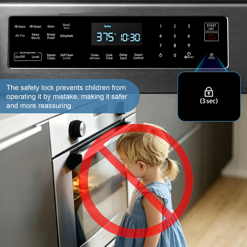 DG96-00850G Samsung Gas Stove Touch Control Panel