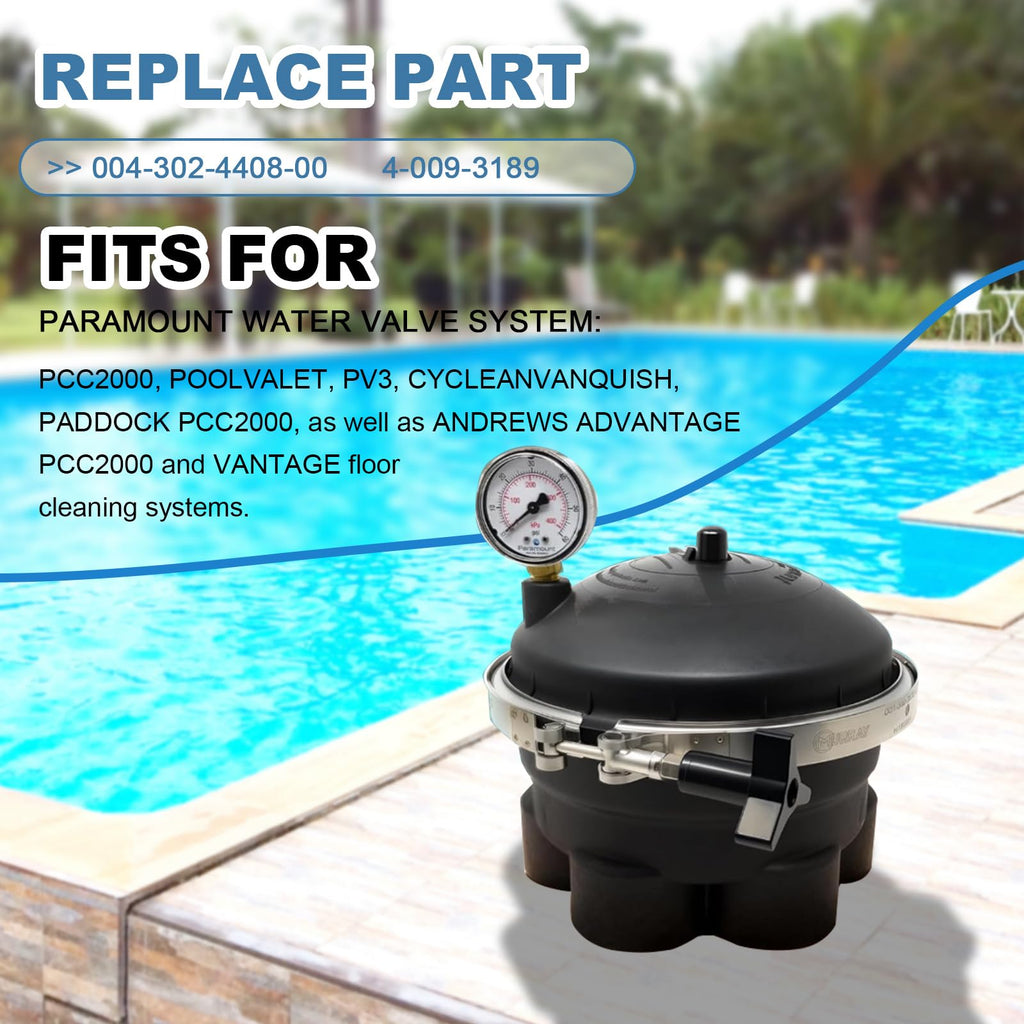 4-port gear module for Paramount's underground swimming pool cleaning system