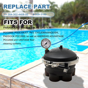 4-port gear module for Paramount's underground swimming pool cleaning system