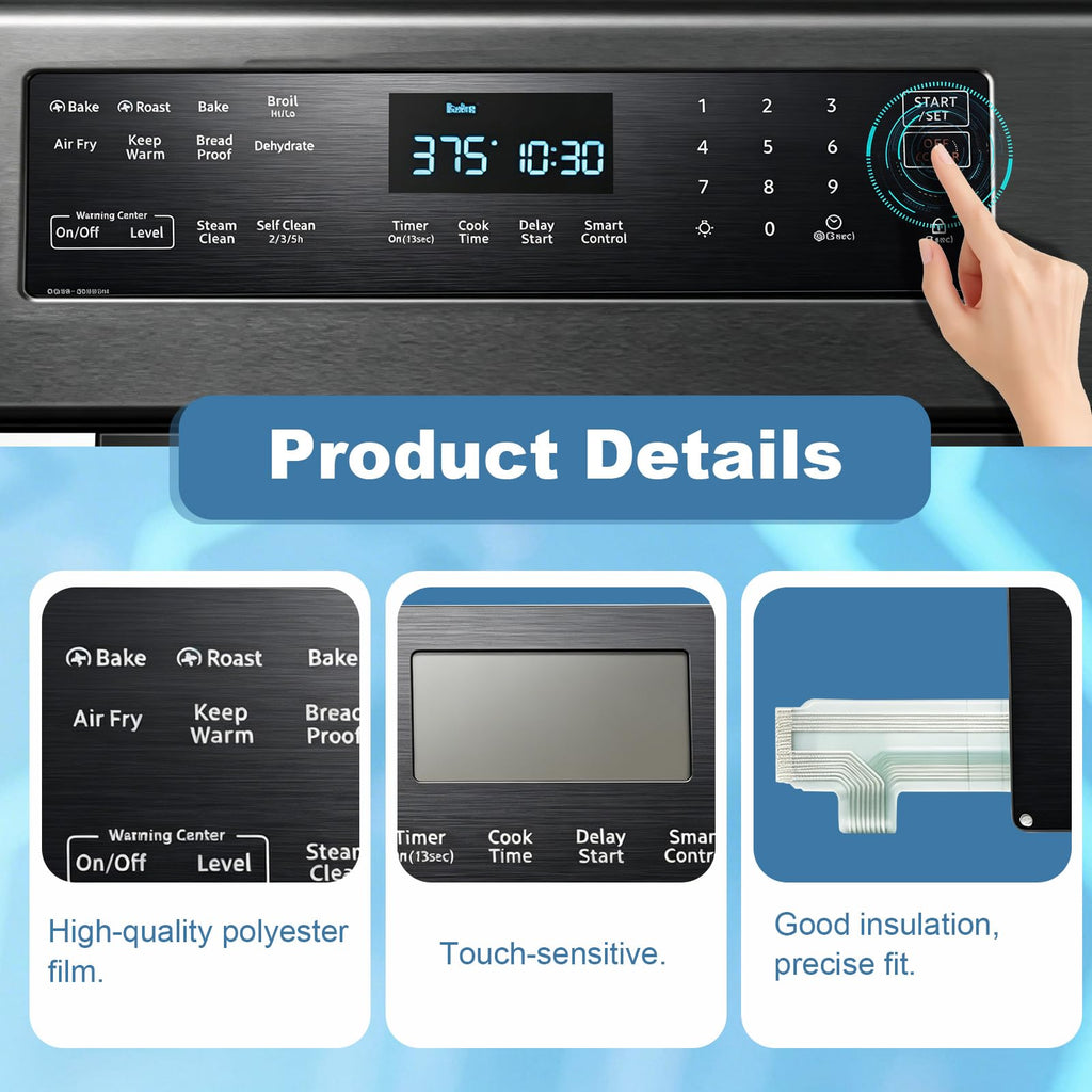 DG96-00850H Samsung Gas Stove Touch Control Panel