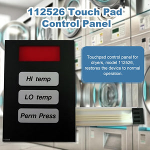 112526 Dryer Touch Pad Control Panel for ADC Commercial Dryer,Laundry Dryer