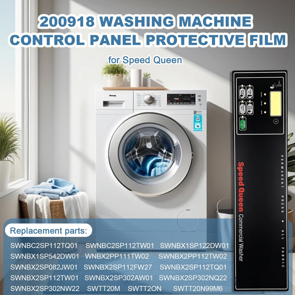 200918 Gasket Control Panel for Speed Queen SWNBC2SP112TQ01, SWNBC2SP112TW01, SWNBX1SP122DW01