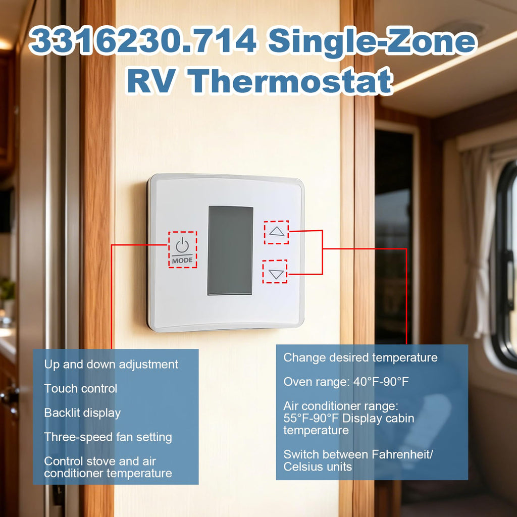 3316230.000 Dometic RV Wall-Mounted Temperature Control Relay Box
