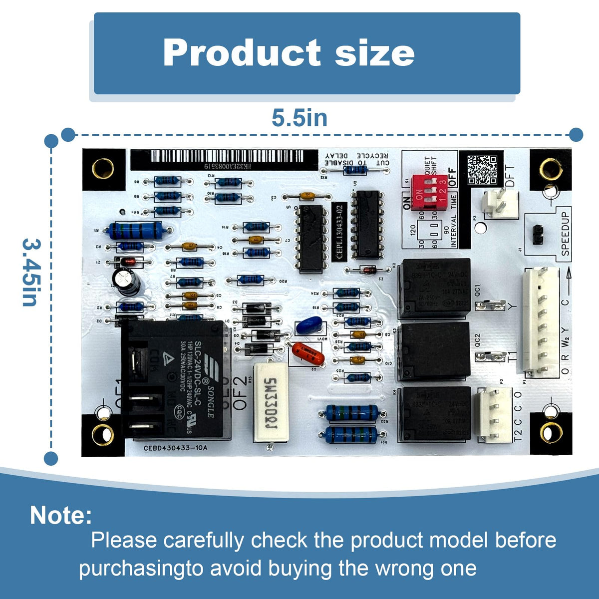 HK32EA008 CEBD430433-10A Defrost Control Board for Carrier/Bryant/Payne