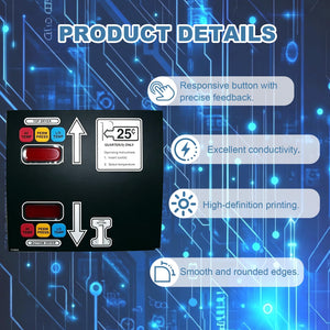 112562 Dual Pocket Dryer Touch Control Panel for ADC AD330 Stack Commercial Dryer