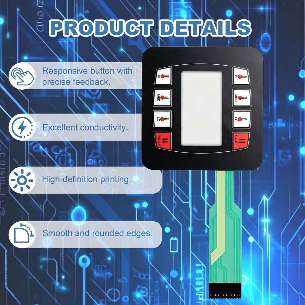 112583 Touchpad Control Panel for ADC American Dryer PH7.4.2-COIN DMC Keypad