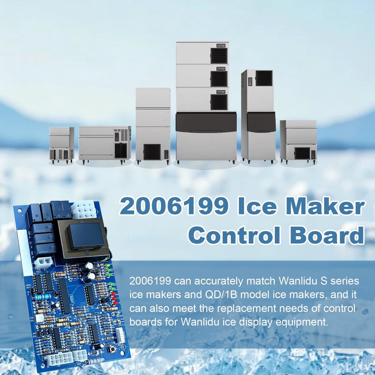 2006199 Ice Maker Control Board for Manitowoc S-Series QD/IB Ice Makers