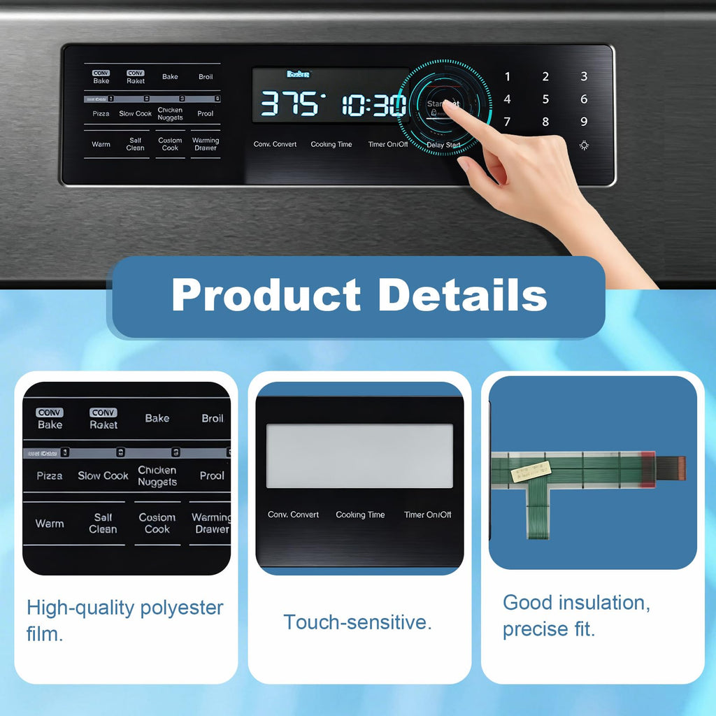 DG34-00017A Samsung Gas Stove Touch Control Panel