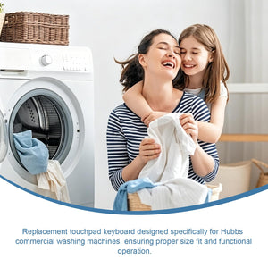 Alliance Laundry Systems F0231582-17P OEM English White Keypad Coin Kit