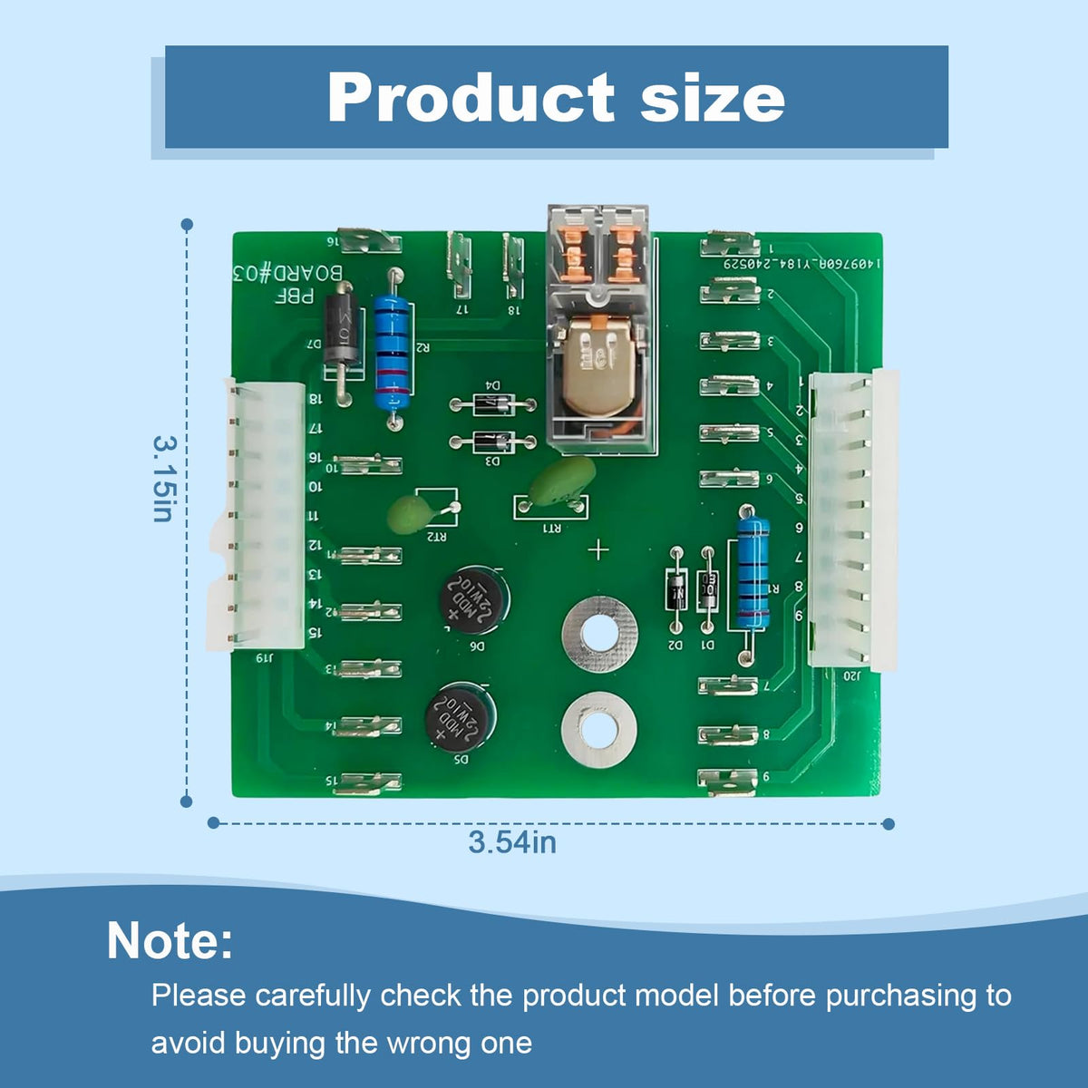 F370430-1P 110V Door Lock Control Board for HUEBSCH/Speed Queen Washers F0370430-21