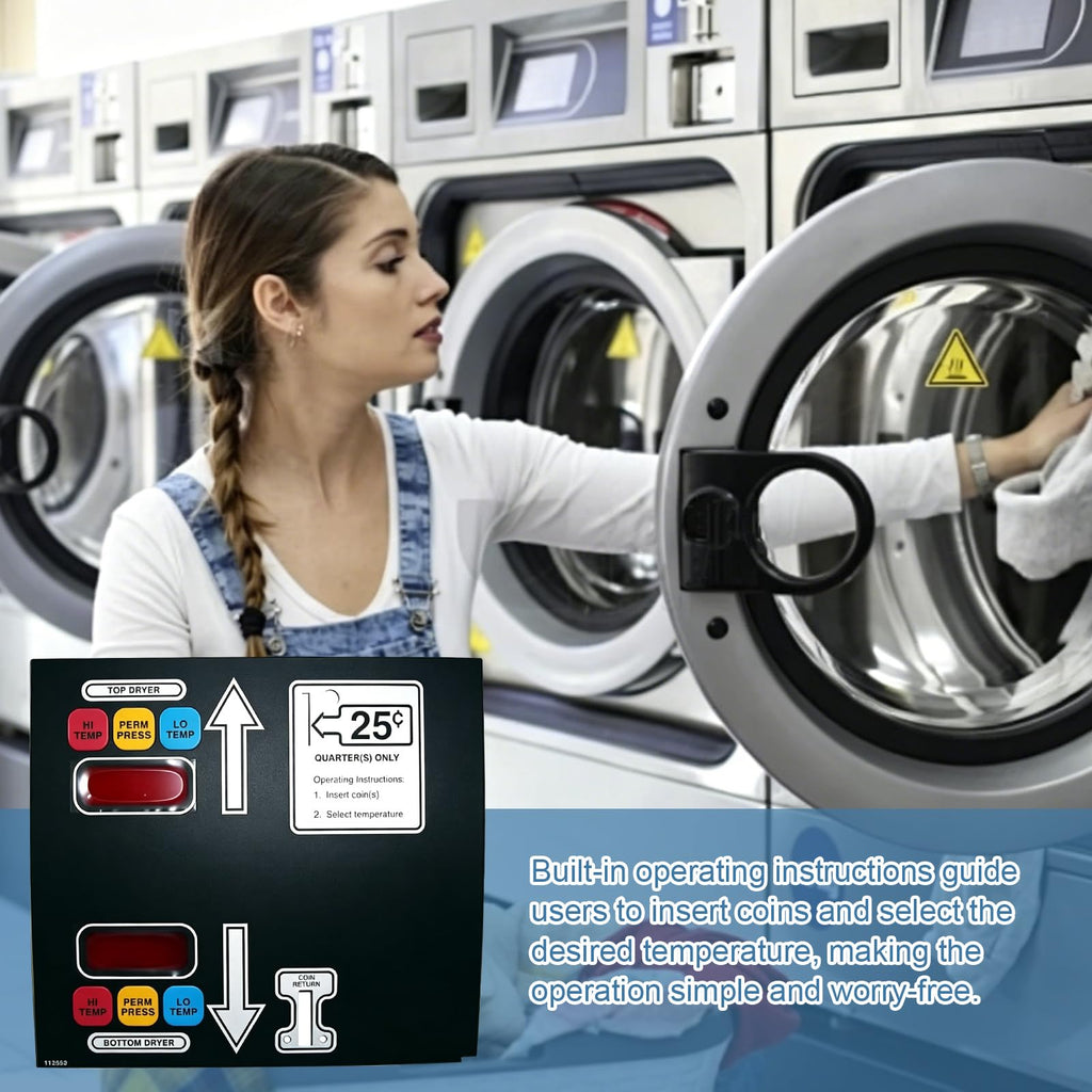112562 Dual Pocket Dryer Touch Control Panel for ADC AD330 Stack Commercial Dryer
