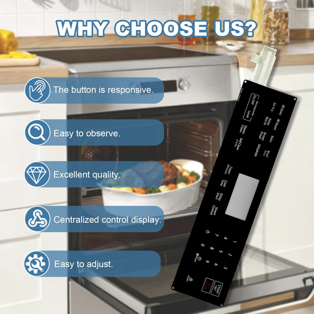 DG96-00850G Samsung Gas Stove Touch Control Panel