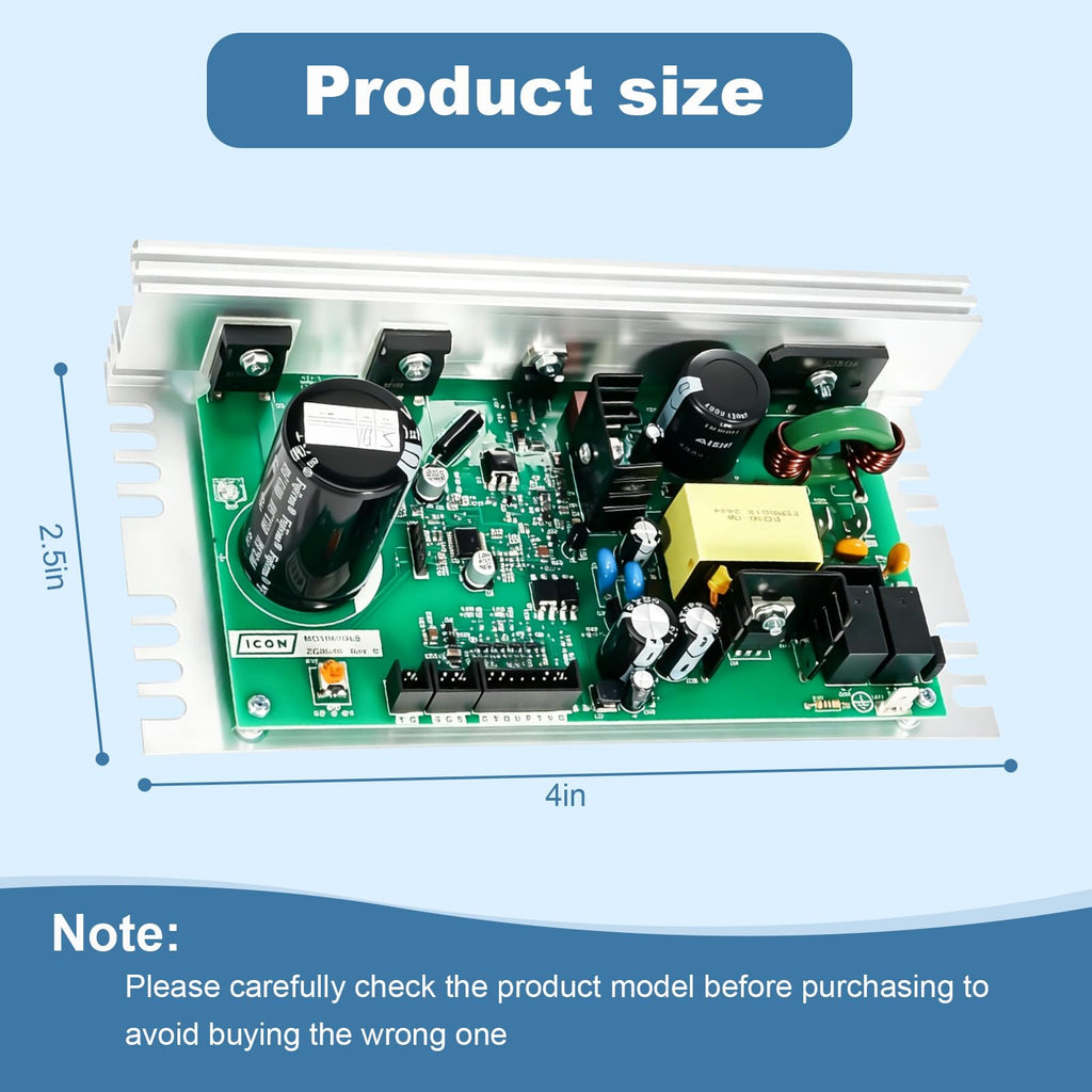 MC1648DLS 386763 Treadmill Control Board for FreeMotion Nordic-Track Proform, Replace ZC0549 391855