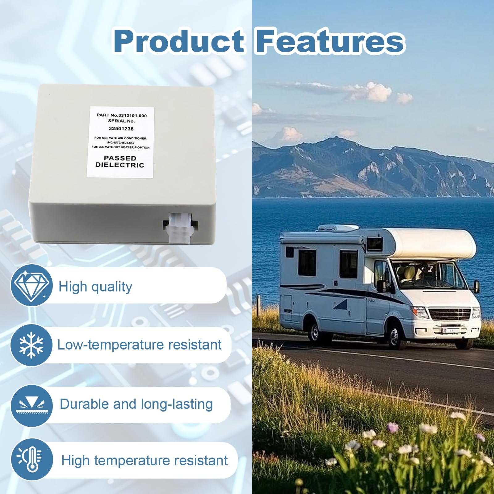 3316230.000 Dometic RV Wall-Mounted Temperature Control Relay Box 副图