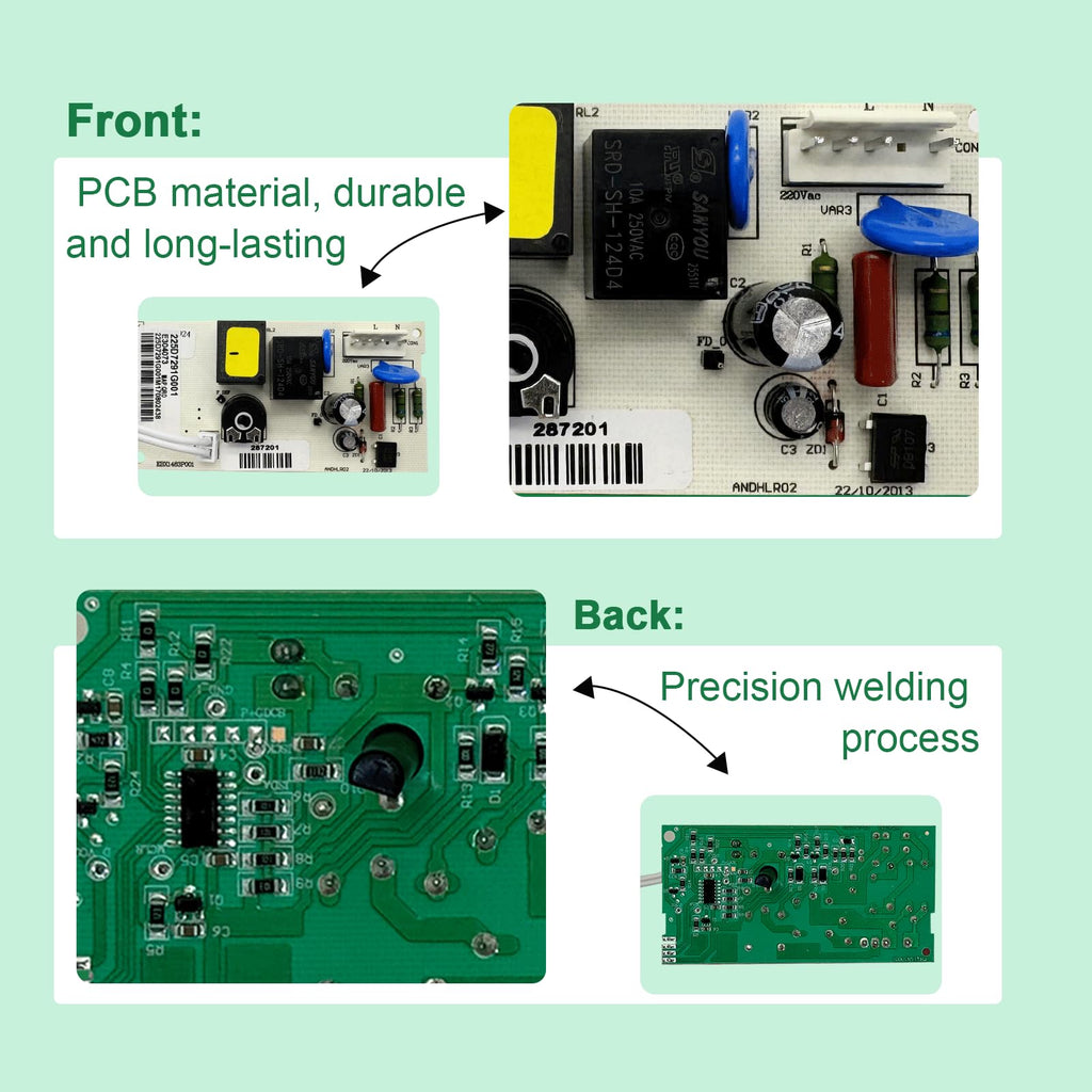 Mabe 225D7291G001 Refrigerator Control Board