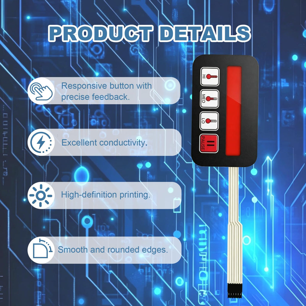 112575 112579 7.3 Keypad Touchpad Control Panel for ADC American Dryer