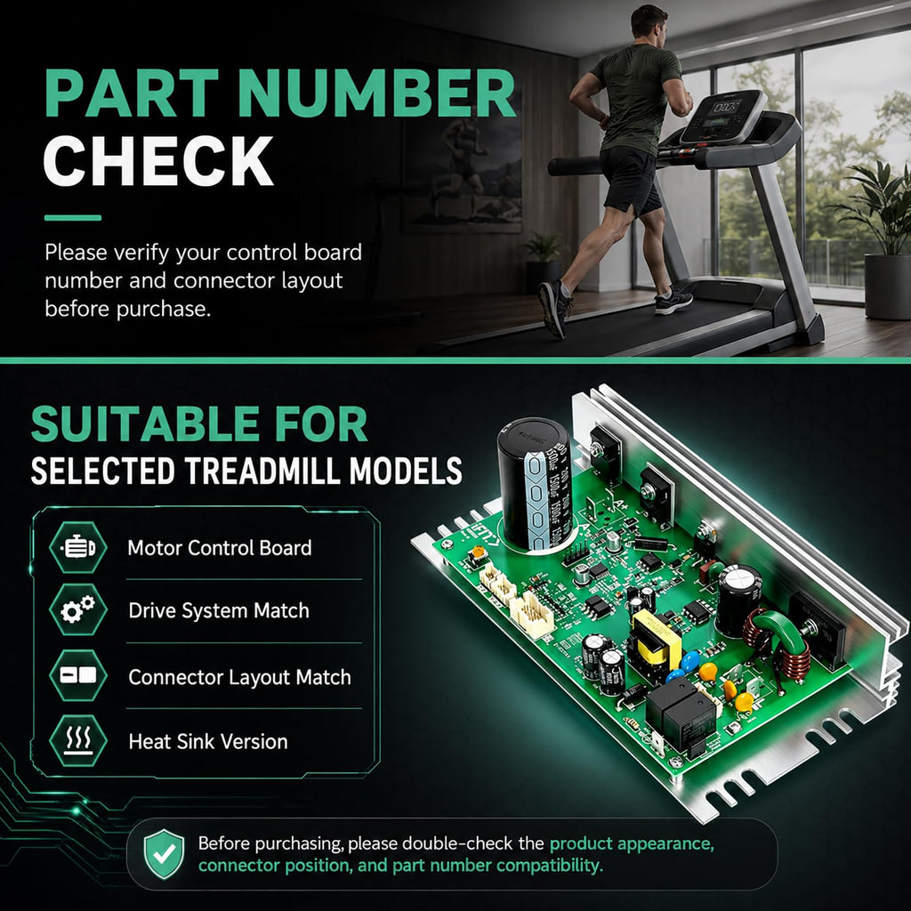 MC1618DLS 406075 Treadmill Control Board for IFIT, Jin Fitness, Pro-Fitness, Icon