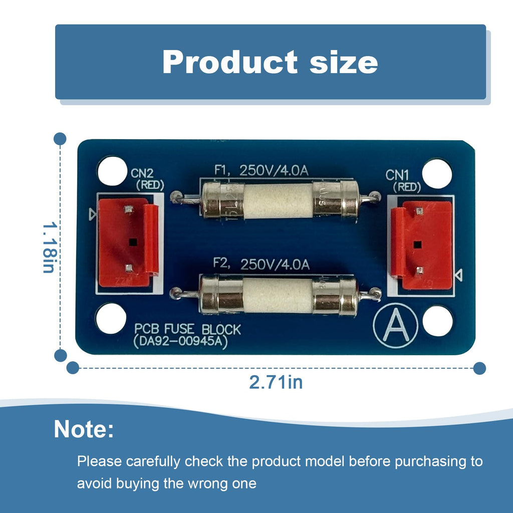 DA92-00945A Samsung Refrigerator Fuse Block Module