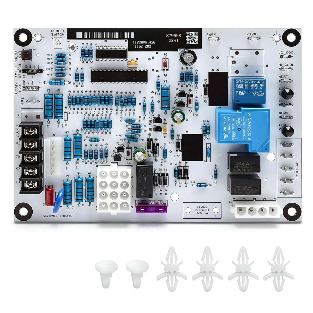 1162-202 Type Gas Stove Main Control Board for Coleman Luxaire 879598, Multiple ModelsSuch S1-33103010000 1162-83-202