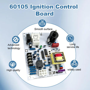 60105 Ignition Control Circuit Board for Mr. Heater, HeatStar,Enerco MHU & HSU Series,Forced Air Furnaces up to 125,000 BTU