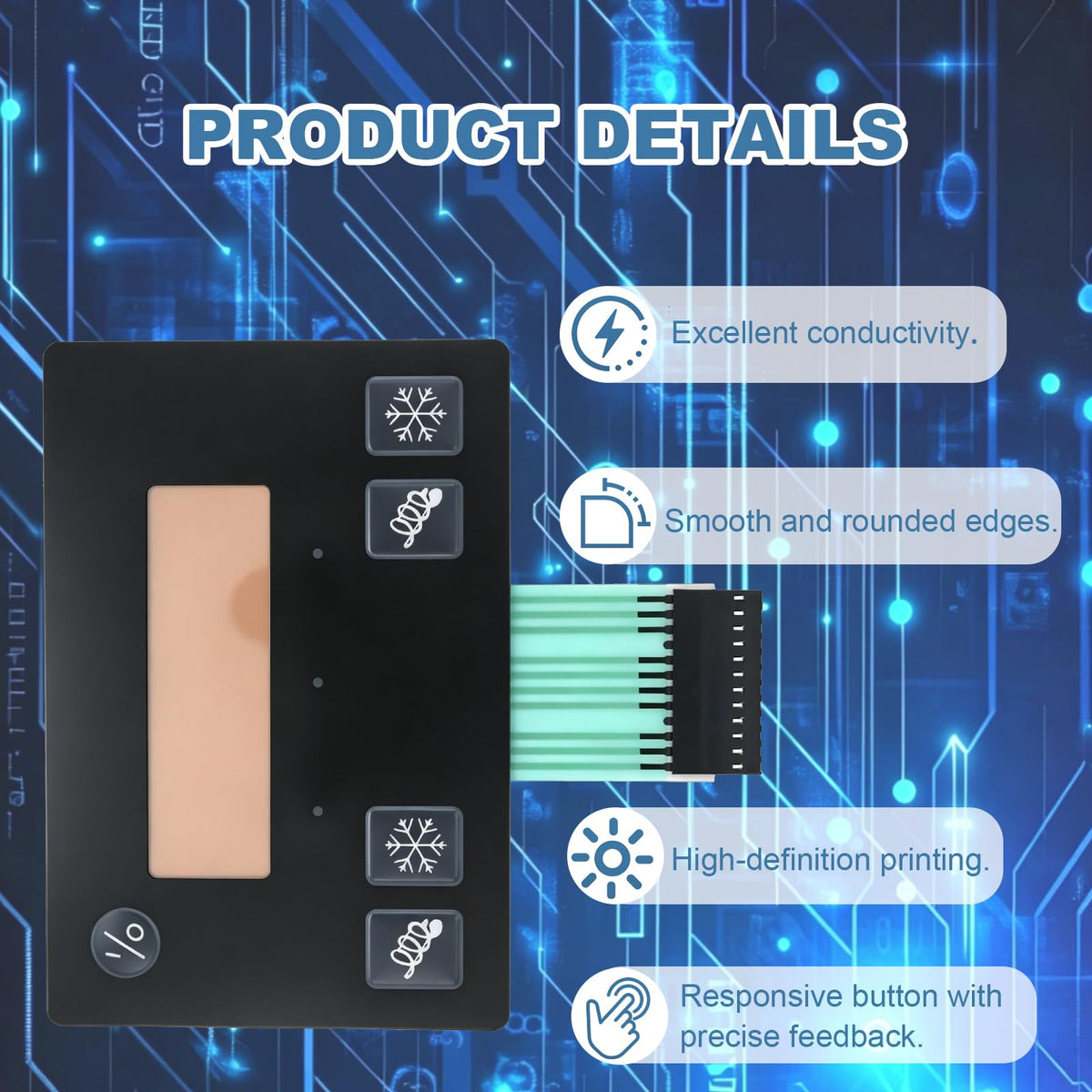 32126.1004 Membrane Control Panel for Beverage FreezerULTRA-2A / Ultra-2