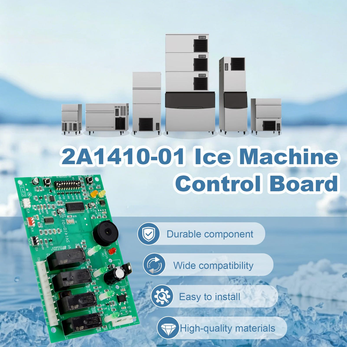 2A1410-01 2A1410-02 Ice Machine Control Board for Hoshizaki Ice Machine KM250 KM450 KM500