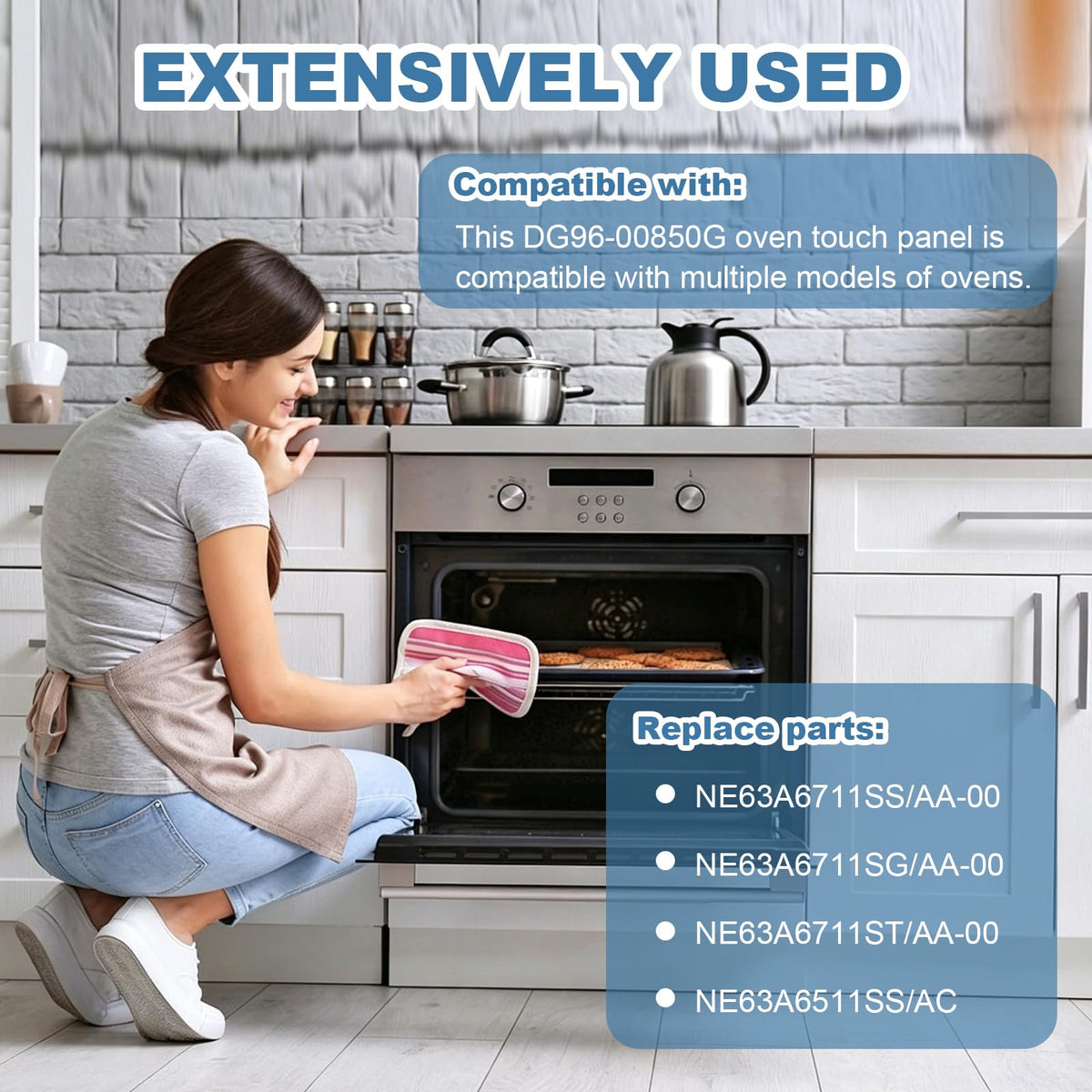 DG96-00850G Samsung Gas Stove Touch Control Panel