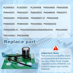 0063525 Generator Bridge Rectifier & Capacitor Board for Coleman Powermate Generator Models PL0495503 PM0435000 PM0435251