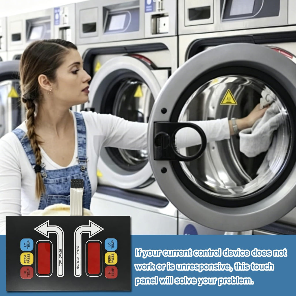 112559 Dryer Touch Pad Control Panel for ADC AD320 AD330 Commercial Dryer, Laundry Dryer