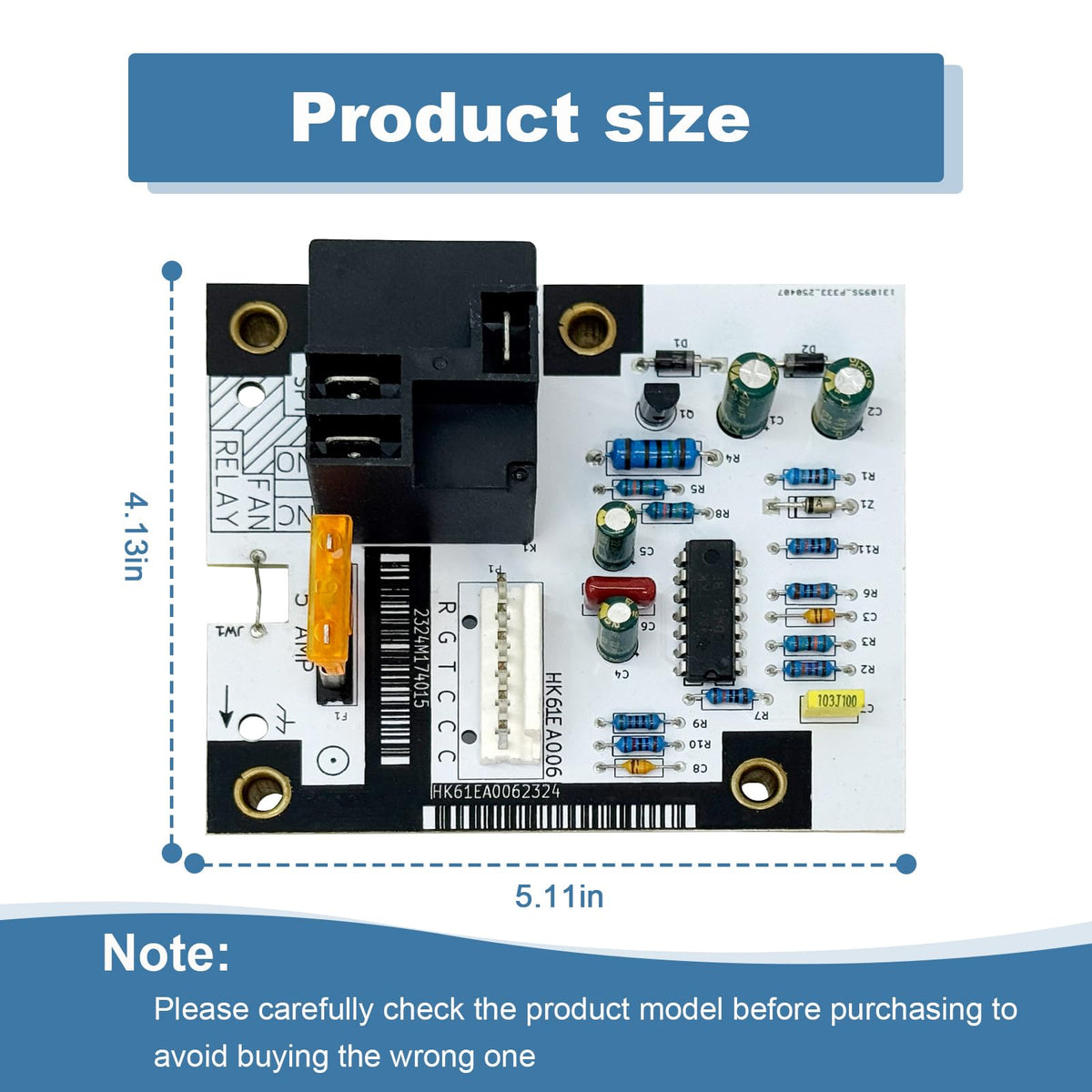 HK61EA006 Fan Blower Control Board Replacement for Bryant Payne Carrier Circuit Board