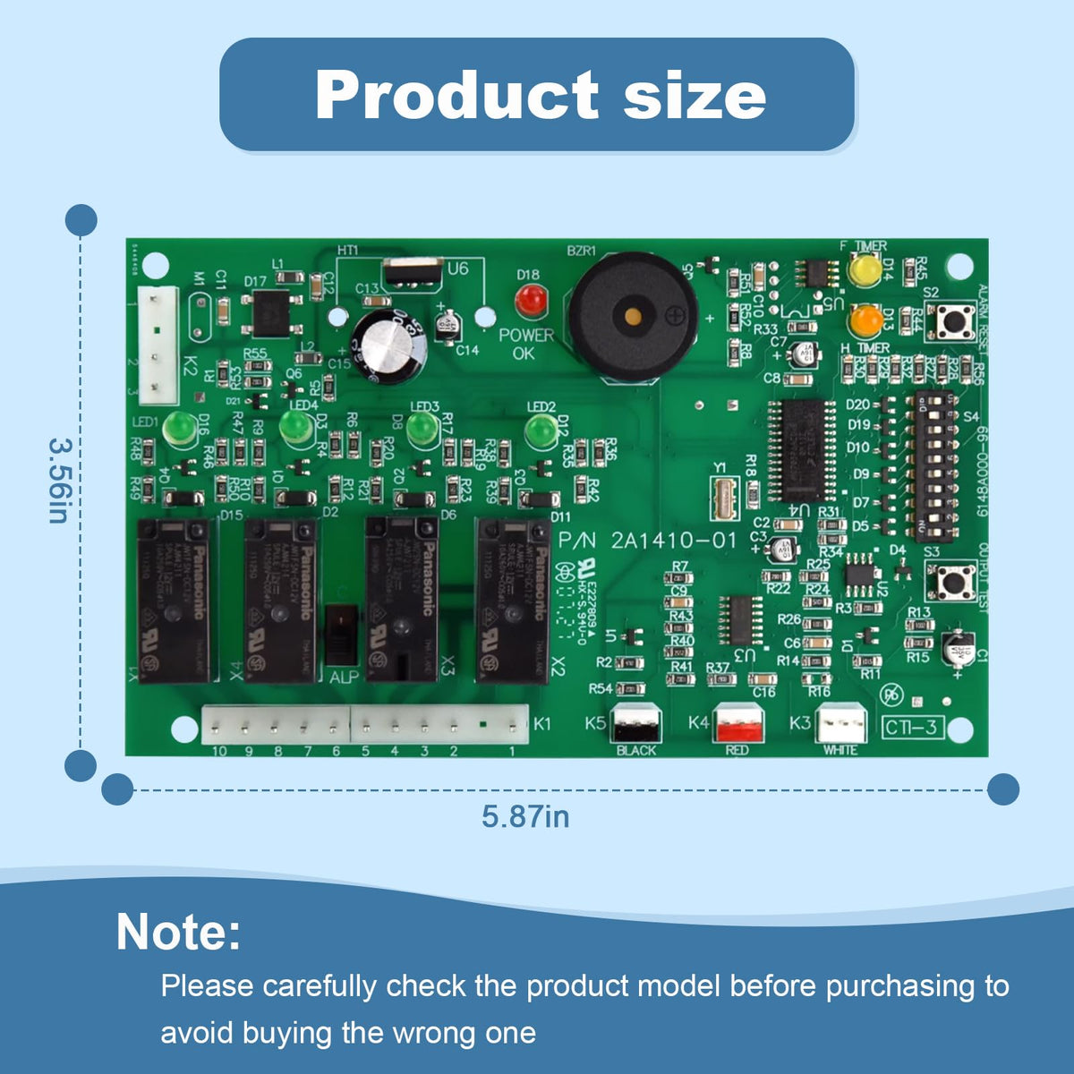 2A1410-01 2A1410-02 Ice Machine Control Board for Hoshizaki Ice Machine KM250 KM450 KM500