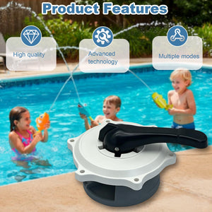 270068 1.5-inch pool multi-functional valve top assembly for Pentair HiFlow top-mounted and side-mounted valves
