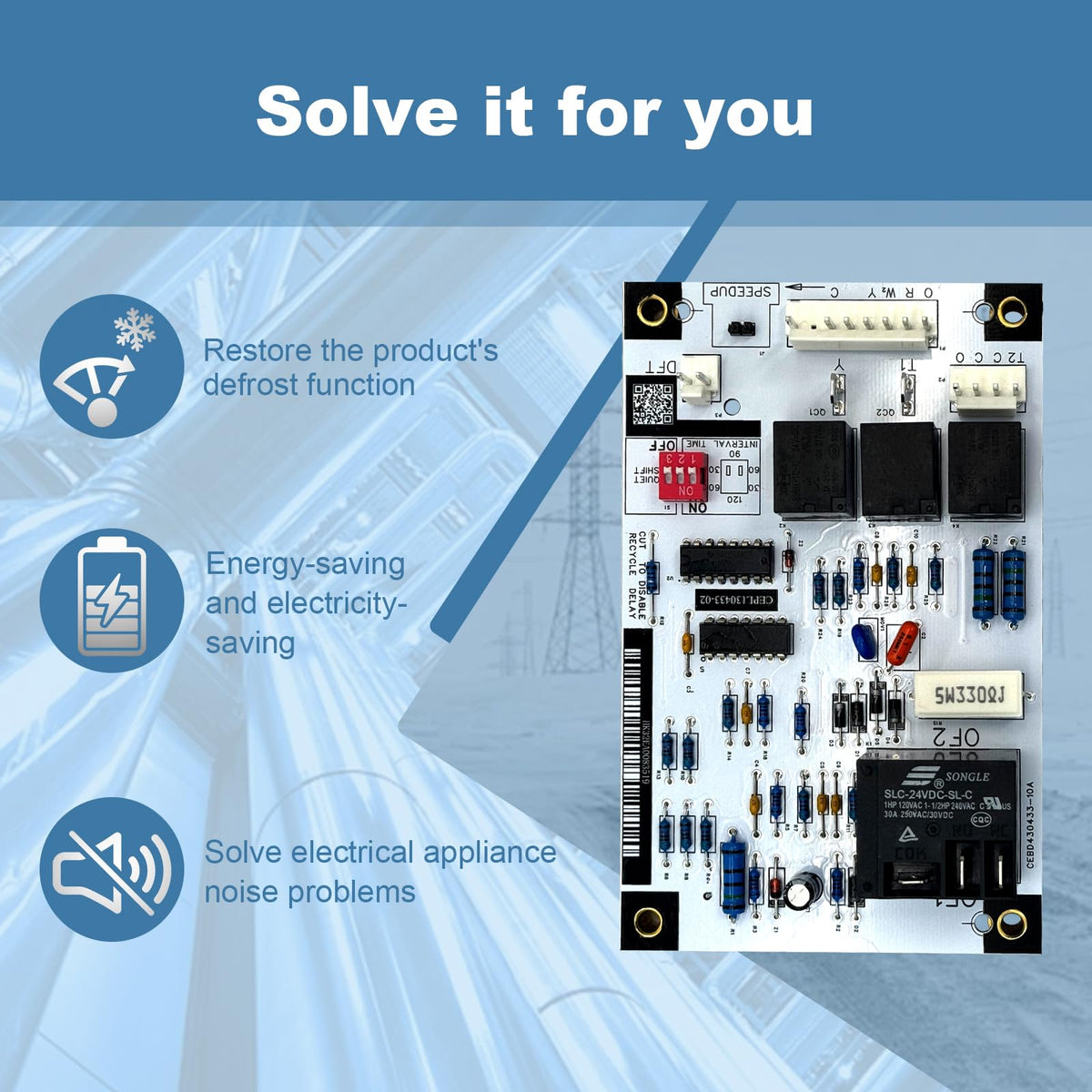 HK32EA008 CEBD430433-10A Defrost Control Board for Carrier/Bryant/Payne