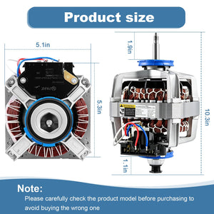 5304529782 Dryer Motor Assembly With Pulley for Frigidaire, Electrolux, Kenmore Dryers