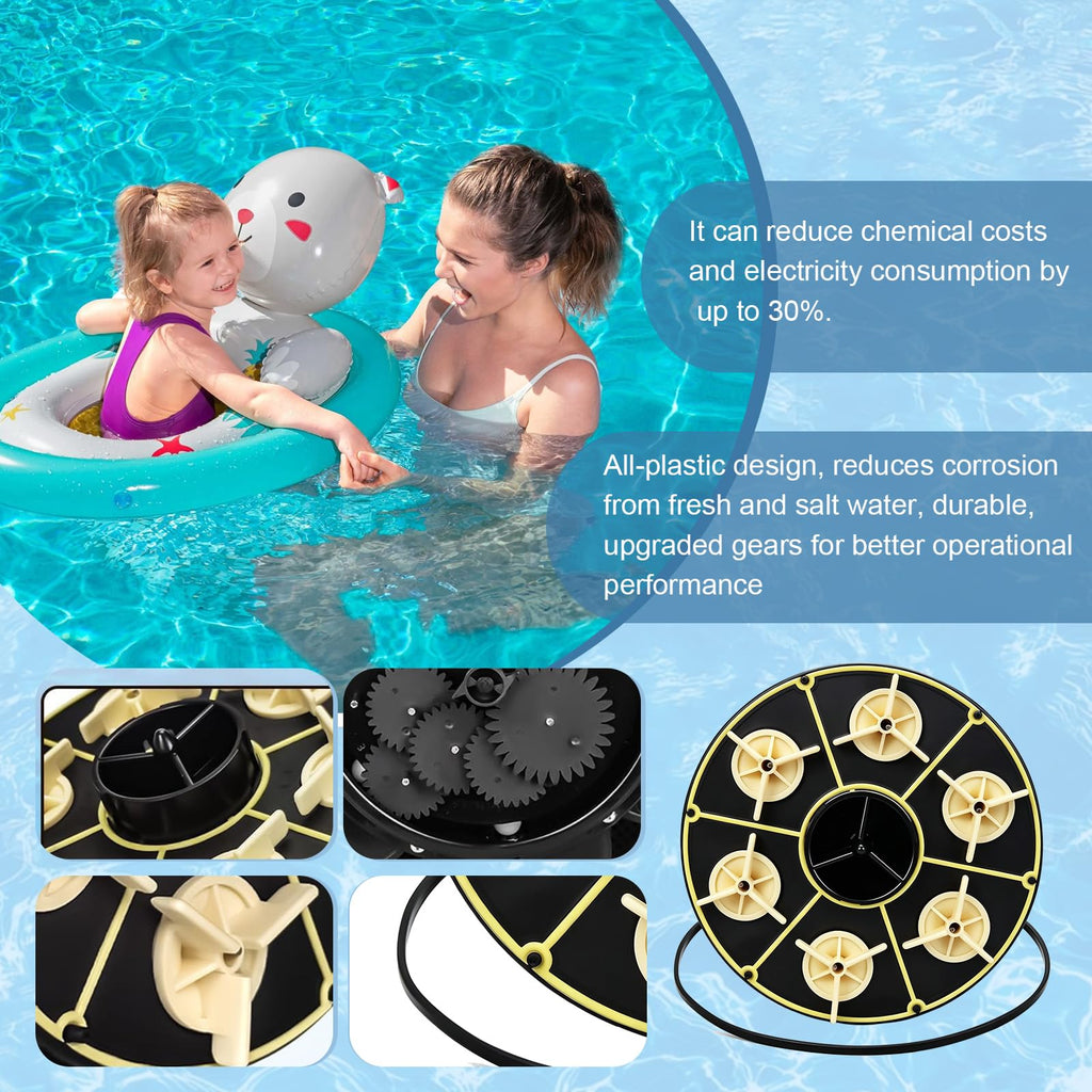 4-port gear module for Paramount's underground swimming pool cleaning system
