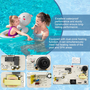 013464F Swimming Pool Heater control board Digital gas heater models 185B, 265B, 335B, 405B, 206A, 266A, 336A Replacement kits