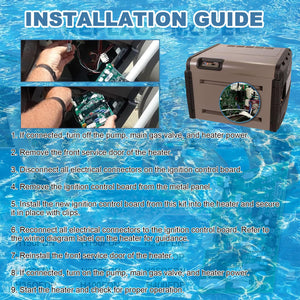 FDXLICB1930 integrated control board kit ,H series low-nitrogen swimming pool heaters such as H150FDN/H200FDN