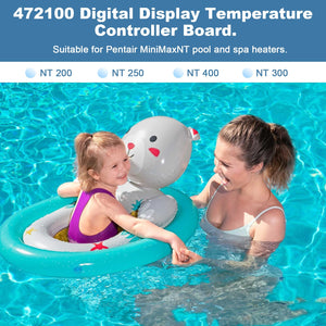 472100 Digital Display Temperature Controller Board,6800 DDTC MiniMax NT keyboard for Pentair MiniMax NT Series Pool and Spa Heater