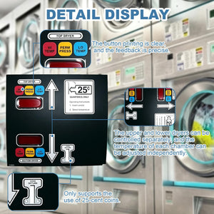 112562 Dual Pocket Dryer Touch Control Panel for ADC AD330 Stack Commercial Dryer