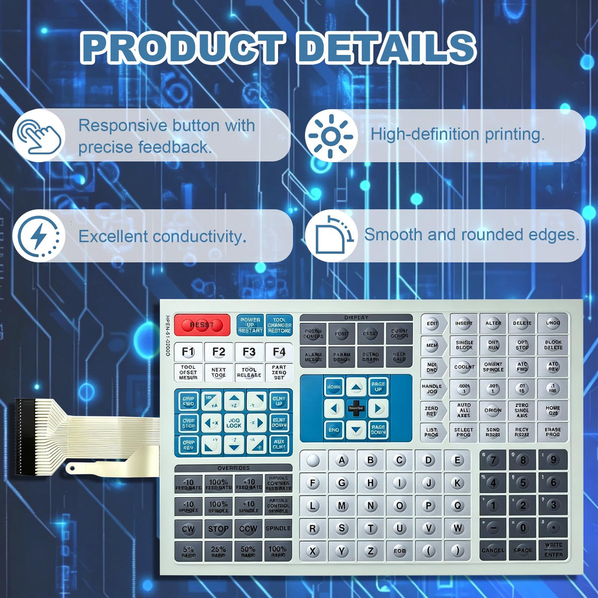 61-0200 61-0200D 61-0200B61 On Off Key Keypad for HAAS VF0 VF1 VF2 VF3 VF4 Milling Machines185
