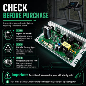 MC1648DLS 406077 Treadmill Control Board for IFIT, Jin Fitness, Pro-Fitness, Icon