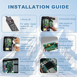 000008309 Ice Machine Control Circuit Board for Commercial Industrial Ice Machines, Manitowoc ID, IB, I, IR, IY, SY Series