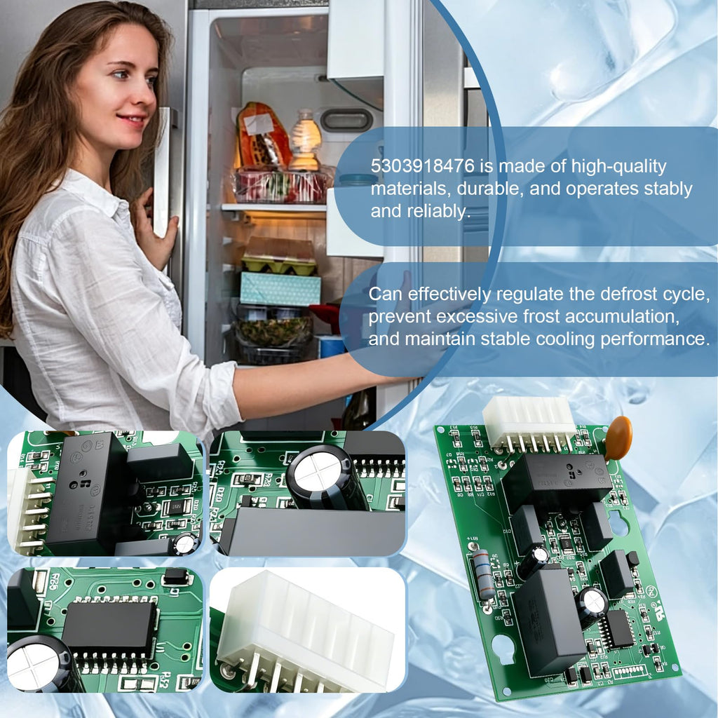 5303918476 Refrigerator Defrost Control Board for Kenmore, Electrolux